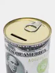 Угольный копилка для денег монт и купюр "Доллары США" USD