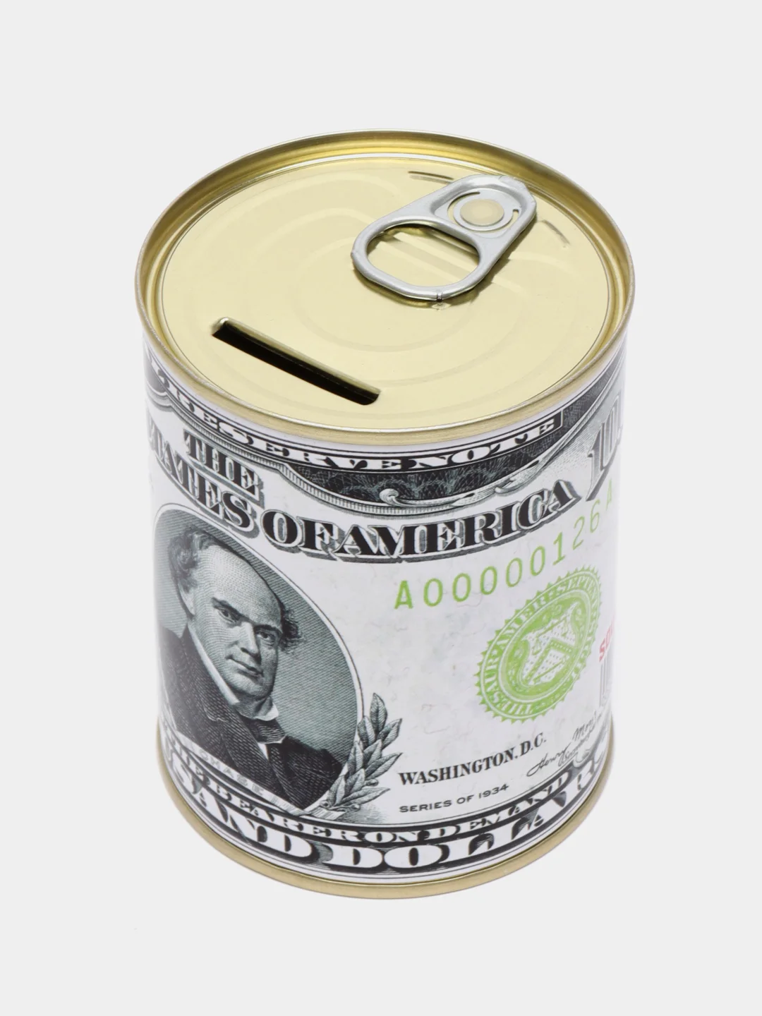 Угольный копилка для денег монт и купюр "Доллары США" USD