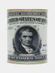 Хаки копилка для денег монт и купюр "Доллары США" USD