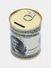 Хаки копилка для денег монт и купюр "Доллары США" USD
