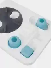 Умная миска Не Один Дома "Pet Toy" для кошек, для собак, белый, 26х20х4см