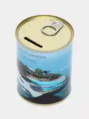 Синий копилка для денег монт и купюр "Доллары США" USD