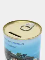 Синий копилка для денег монт и купюр "Доллары США" USD