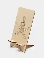 Подставка для телефона деревянная "Спарта"