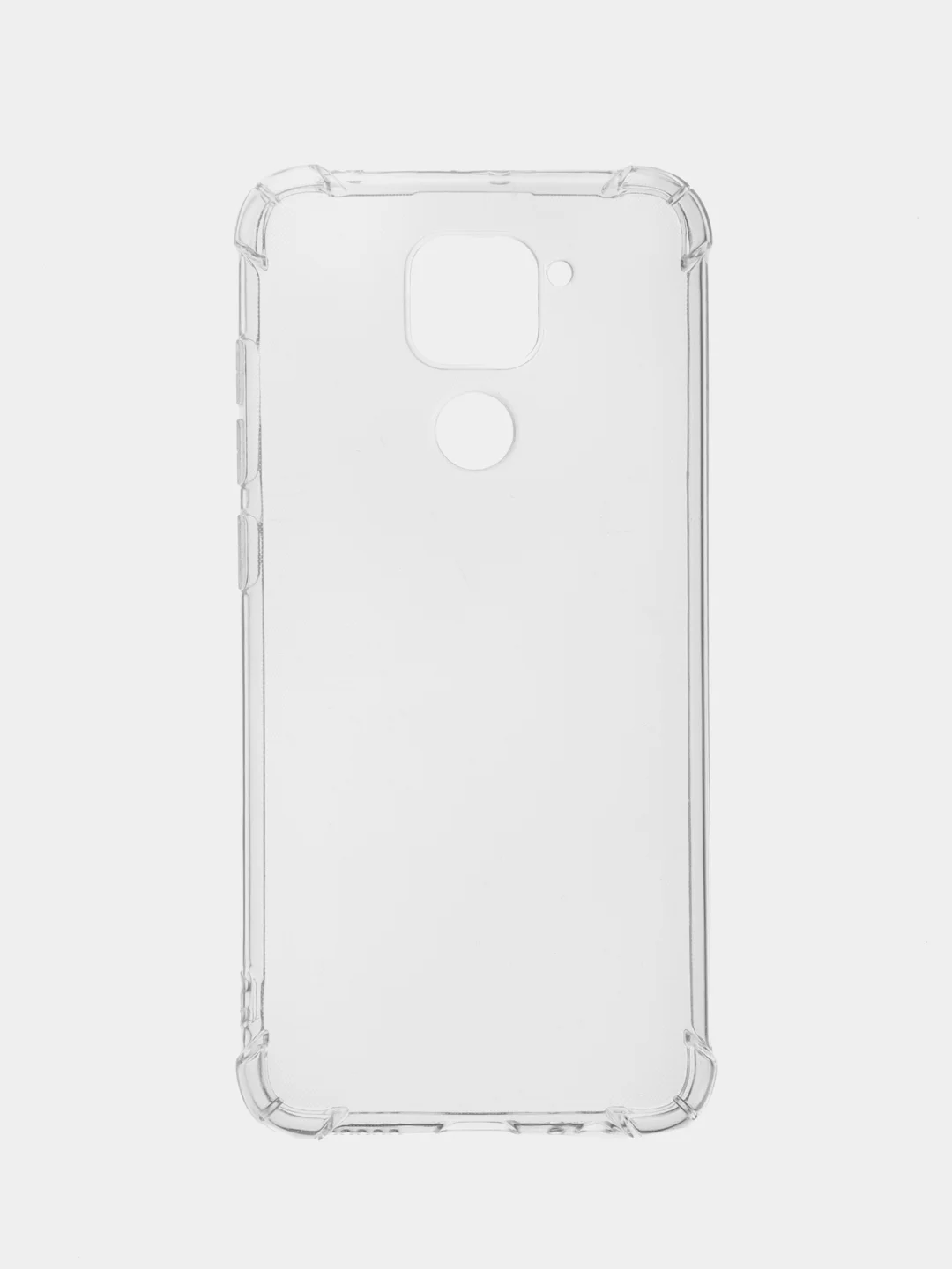 Прозрачный чехол силиконовый на Xiaomi Redmi Note 9 (Сяоми Редми Нот 9), прозрачный, противоударный