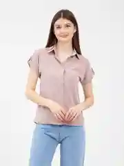 Пудровый блузка 6 цветов