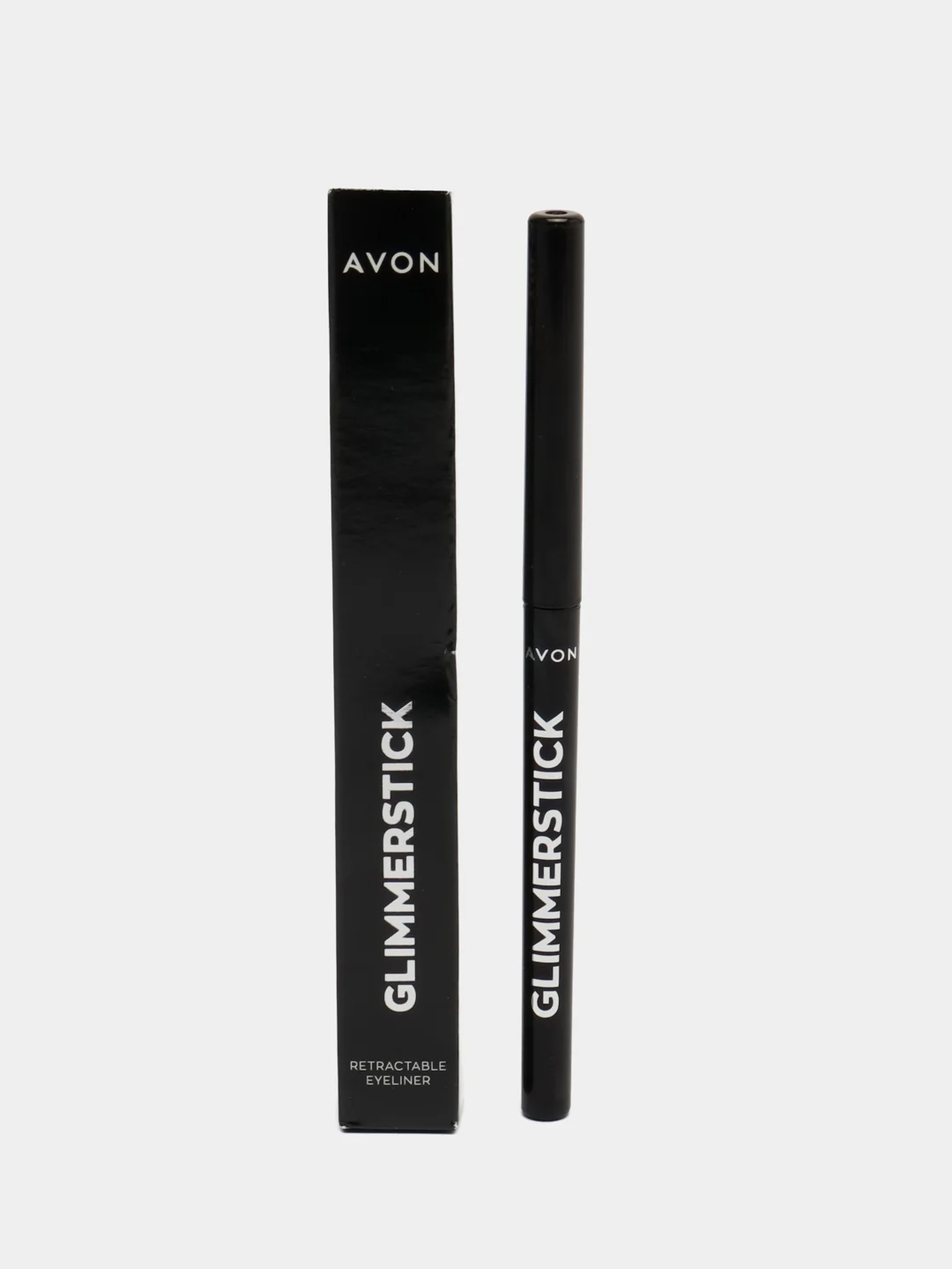 Черный карандаш для глаз выкручивающийся черный Glimmerstick AVON