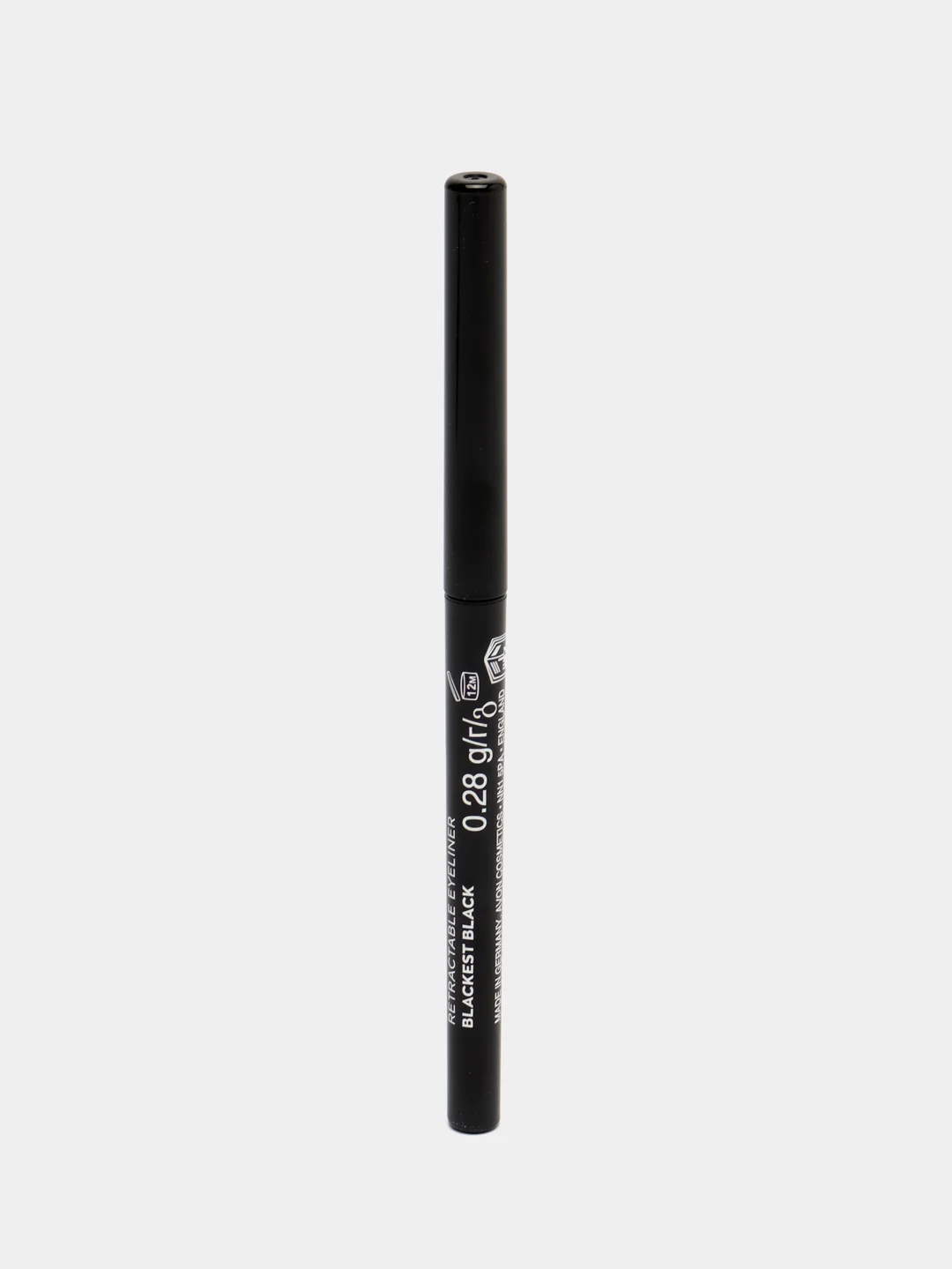 Черный карандаш для глаз выкручивающийся черный Glimmerstick AVON