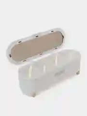 Белый контейнер для специй с ложкой