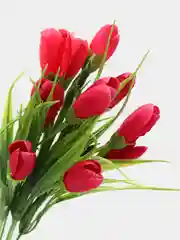 Розовый искусственные цветы "Тюльпаны"