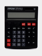 Калькулятор настольный электронный ОФИСМАГ OFM-444 (199x153мм), 250459