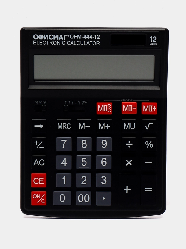Калькулятор настольный электронный ОФИСМАГ OFM-444 (199x153мм), 250459