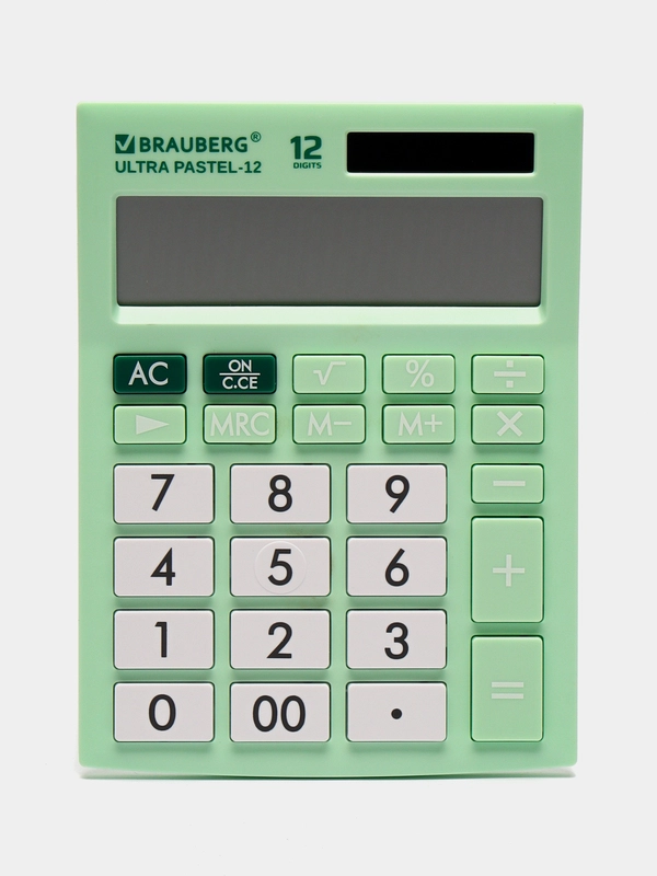 Калькулятор настольный электронный BRAUBERG ULTRA PASTEL-12-LG (192x143мм), 250504