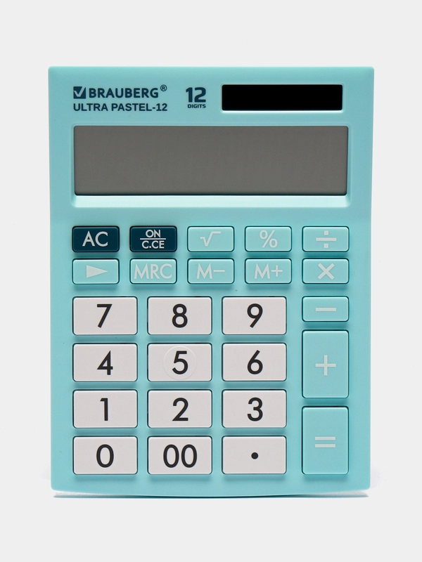 Калькулятор настольный электронный BRAUBERG ULTRA PASTEL-12-LB (192x143мм), 250502