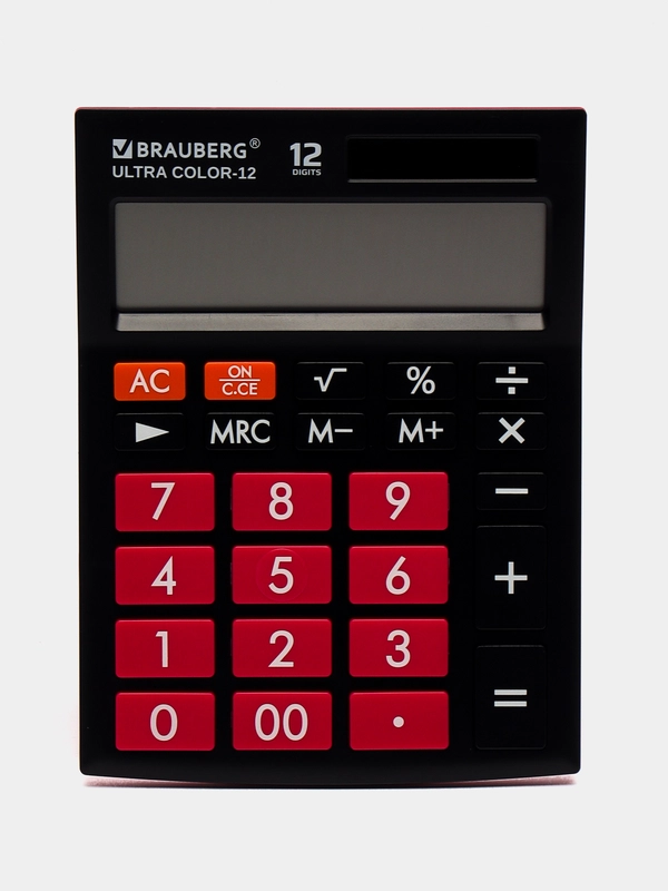 Калькулятор настольный электронный BRAUBERG ULTRA COLOR-12-BKWR (192x143мм), 250500