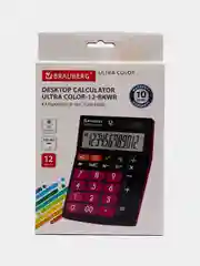 Калькулятор настольный электронный BRAUBERG ULTRA COLOR-12-BKWR (192x143мм), 250500