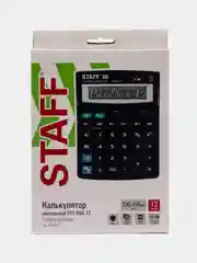 Калькулятор настольный электронный STAFF STF-888-12 (200х150мм), 250149