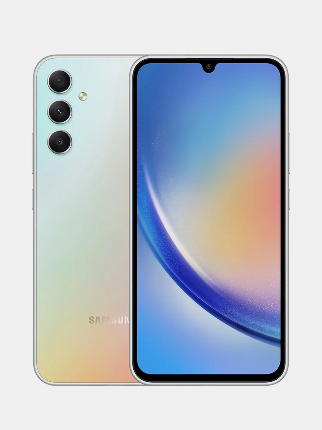 Серебряный смартфон Samsung Galaxy A34 5G 8/128 Gb
