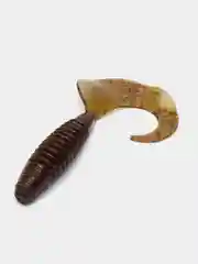 Терракотовый съедобный твистер Lucky John Pro Series Crusher Grub
