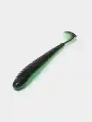 Зеленый виброхвост Lucky John Pro Series Spark Tail, силиконовый