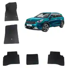 Автомобильные  3D EVA / ЭВА / ЕВА коврики в салон KIA NIRO 1 ЭЛЕКТРО / КИА НИРО 1 ГИБРИД
