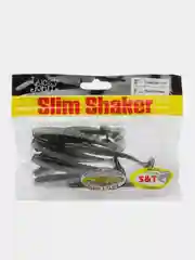 Хром виброхвост Lucky John Slim Shaker, силиконовый