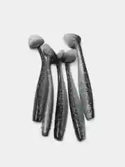 Серый виброхвост Lucky John Pro Series LJ Minnow, силиконовый