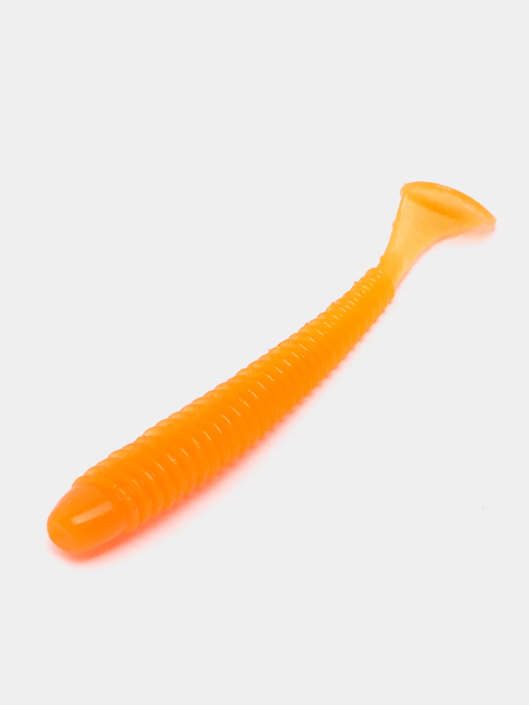 Оранжевый виброхвост Lucky John Pro Series Spark Tail, силиконовый