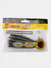 Серый силиконовая приманка, виброхвост Lucky John  Pro Series S-shad