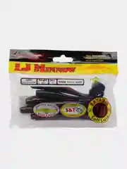 Индиго виброхвост Lucky John Pro Series LJ Minnow, силиконовый