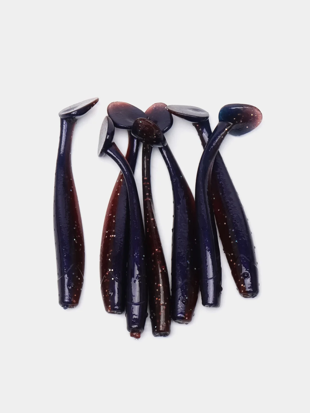 Индиго виброхвост Lucky John Pro Series LJ Minnow, силиконовый