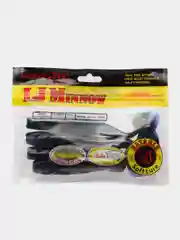 Темно-синий виброхвост Lucky John Pro Series LJ Minnow, силиконовый