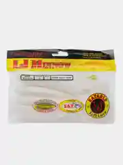 Белый виброхвост Lucky John Pro Series LJ Minnow, силиконовый