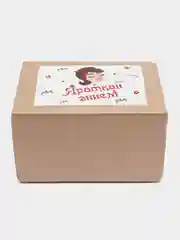 Красный подарочный набор маме на татарском языке (подушка+кружка)