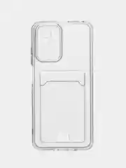 Прозрачный чехол прозрачный, с карманом для карт Xiaomi Redmi 10 11 Lite 11T PRO NOTE 10A 9C 10C