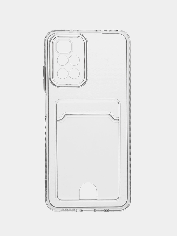 Чехол прозрачный, с карманом для карт Xiaomi Redmi 10 11 Lite 11T PRO NOTE 10A 9C 10C