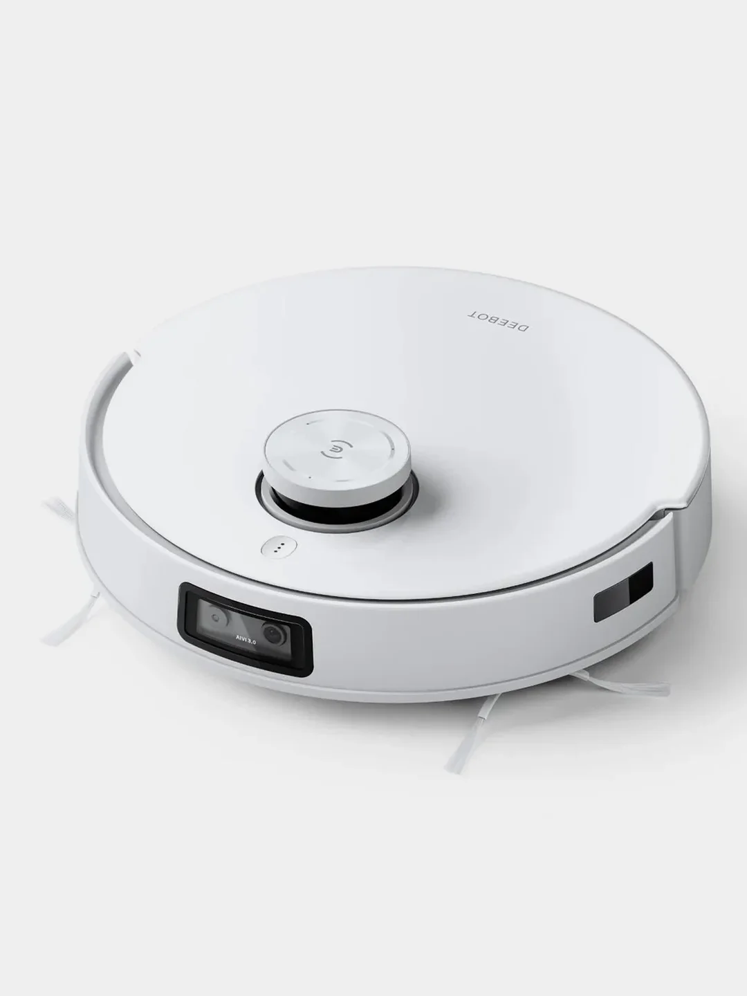 Белый робот-пылесос Ecovacs Deebot T10+, со станцией выгрузки мусора