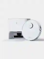 Белый робот-пылесос Ecovacs Deebot T10+, со станцией выгрузки мусора