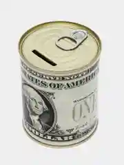 Золотой копилка для денег монт и купюр "Доллары США" USD