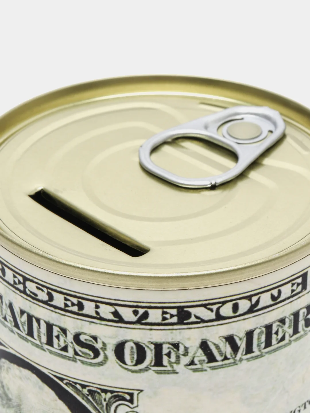 Золотой копилка для денег монт и купюр "Доллары США" USD
