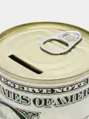 Золотой копилка для денег монт и купюр "Доллары США" USD