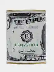 Багровый копилка для денег монт и купюр "Доллары США" USD