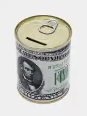 Багровый копилка для денег монт и купюр "Доллары США" USD
