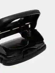 Дырокол для бумаги и листов канцелярский BRAUBERG "SX-20", до 20 листов, черный, 229694