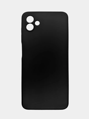 Чехол для Samsung Galaxy A04 (Самсунг Галакси А04), силиконовый, матовый, черный