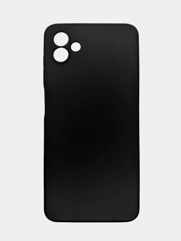 Чехол для Samsung Galaxy A04 (Самсунг Галакси А04), силиконовый, матовый, черный