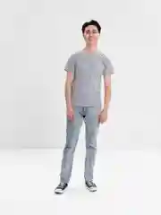 Серый футболка мужская