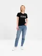 Черный футболка женская с печатью, 15 видов