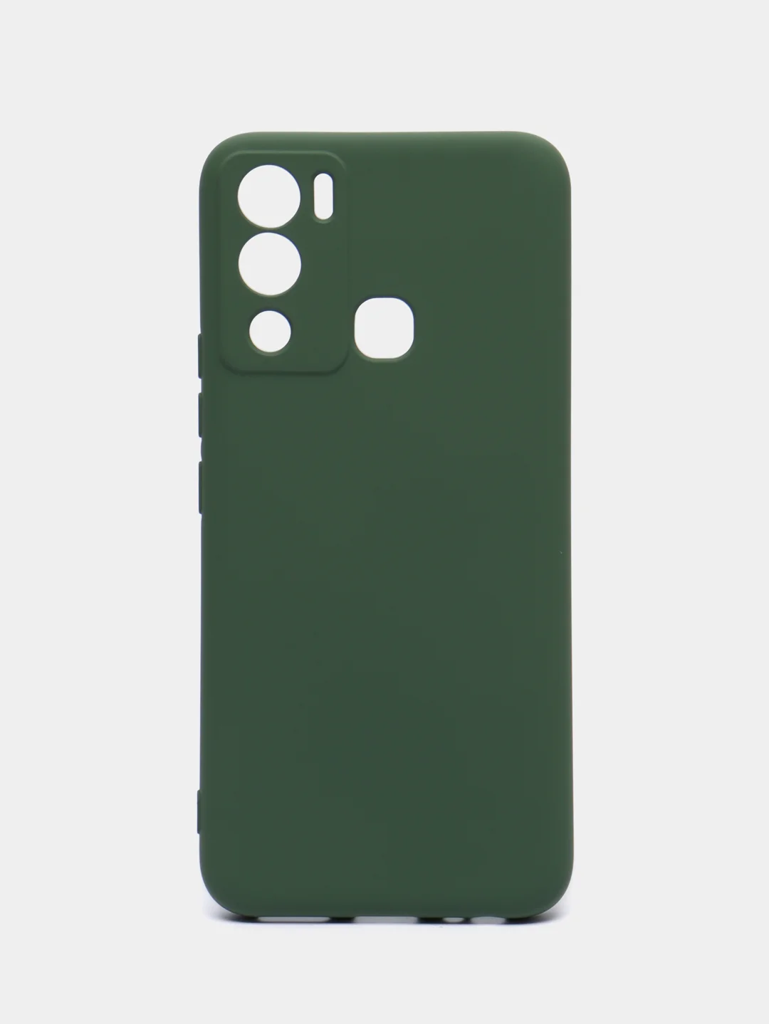 Лесной зеленый чехол силиконовый Silicone Cover для Infinix Hot 12i (Инфиникс Хот 12Ай)