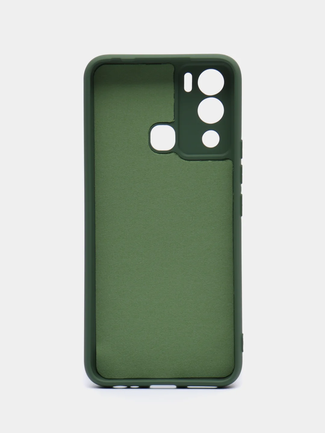 Лесной зеленый чехол силиконовый Silicone Cover для Infinix Hot 12i (Инфиникс Хот 12Ай)